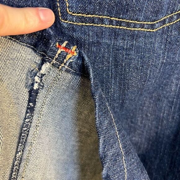 Boden Denim Jean Skirt Dark Wash women’s size UK 14L US 10L - Picture 8 of 12